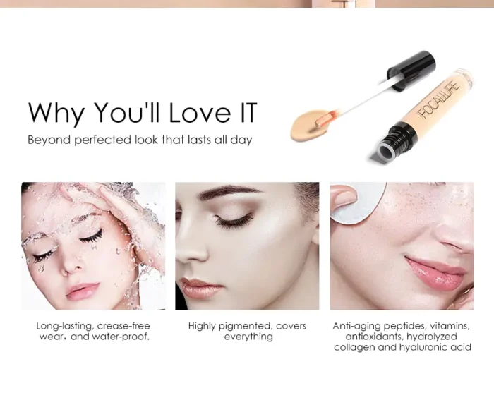 Focallure Liquid Concealer - Shade 03 Light 4