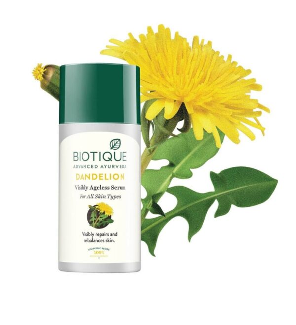 Biotique Bio Dandelion Visibly Ageless Serum - 40ml