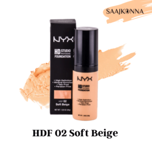 NYX HD Studio Photogenic Foundation - HDF 02 Soft Beige