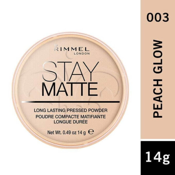 Rimmel London Stay Matte Face Powder - 003 Peach Glow