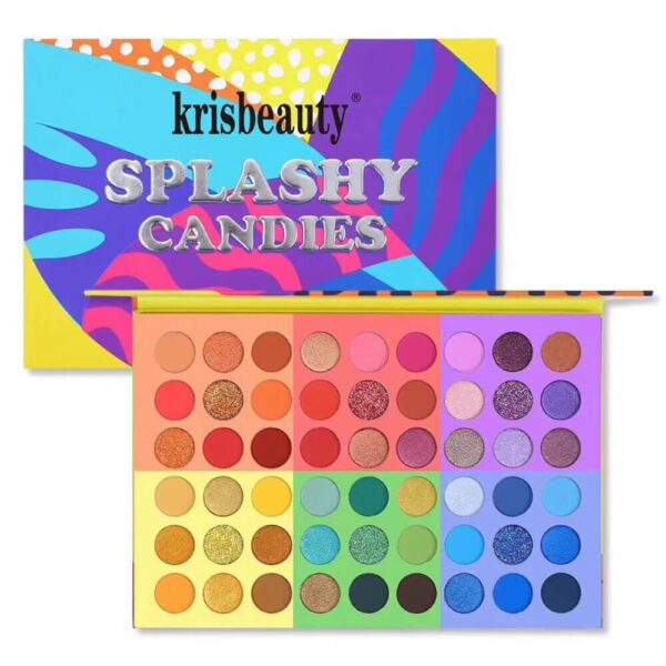 Krisbeauty Splashy Candies 54 Color Eyeshadow Palette (1)