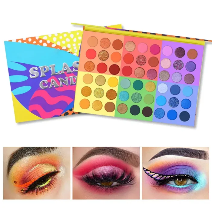 Krisbeauty Splashy Candies 54 Color Eyeshadow Palette (2) Krisbeauty Splashy Candies 54 Color Eyeshadow Palette (2)