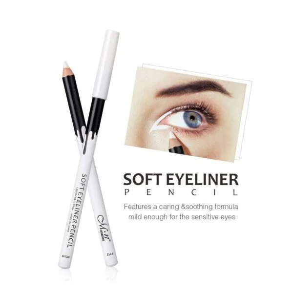 MN Soft Eyeliner Pencil White Kajal (1)