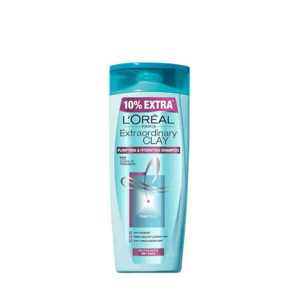 Loreal Paris Extra Ordinary Clay Shampoo-360ml-1