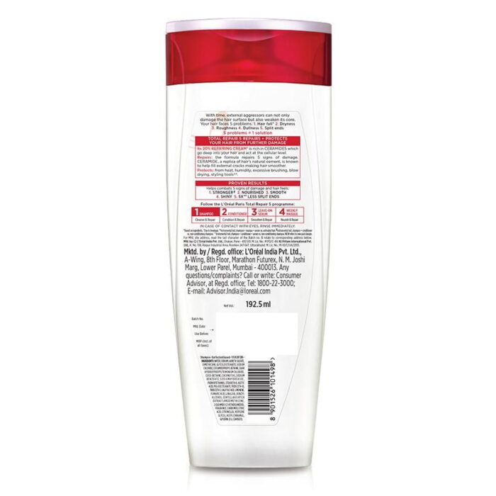 Loreal Paris Total Repair 5 Shampoo-175ml-2 Loreal Paris Total Repair 5 Shampoo-175ml-2