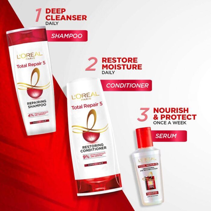 Loreal Paris Total Repair 5 Shampoo-175ml-5 Loreal Paris Total Repair 5 Shampoo-175ml-5