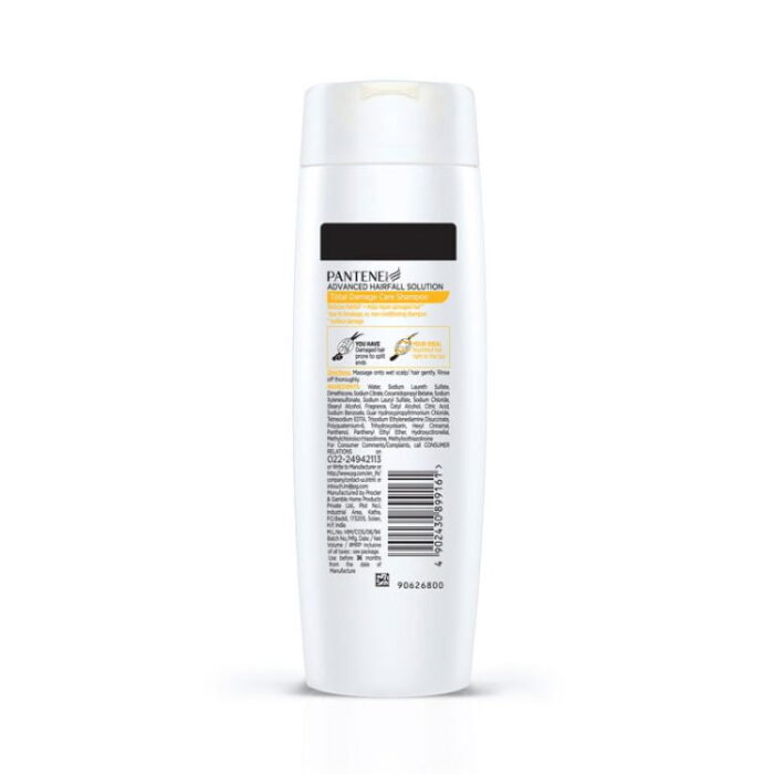 Pantene Advanced Hairfall Solution Anti-Hairfall Total Damage Care Shampoo-340ml-2 Pantene Advanced Hairfall Solution Anti-Hairfall Total Damage Care Shampoo-340ml-2