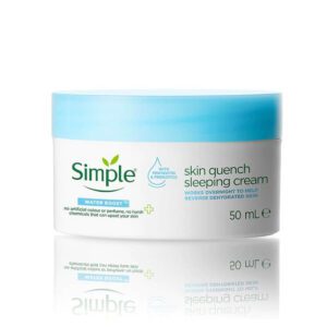 Simple Water Boost Skin Quench Sleeping Cream - 50ml