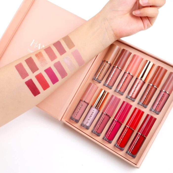 Handaiyan 12 Color Matte Liquid Lipstick Set-3 Handaiyan 12 Color Matte Liquid Lipstick Set-3