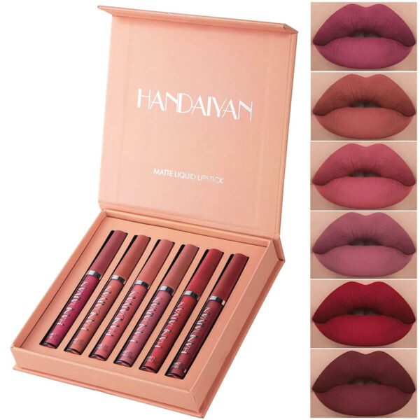 Handaiyan Matte Liquid Lipstick 6 Pieces - Set A-1