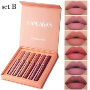 Handaiyan Matte Liquid Lipstick 6 Pieces - Set B-1