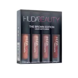 Huda Beauty Brown Edition Liquid Lipstick Set-1