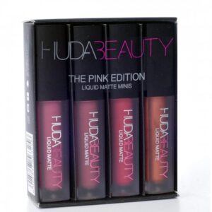 Huda Beauty Pink Edition Liquid Lipstick Set-1