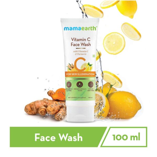 Mamaearth Vitamin C Face Wash-1