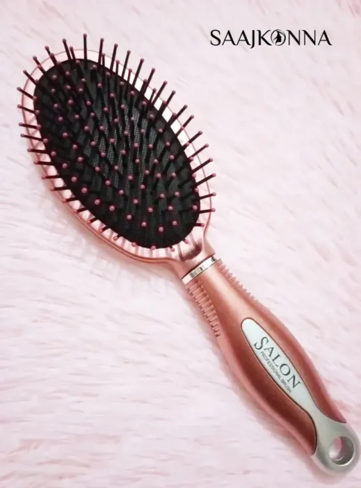 Salon Professional Flat Hair Brush - Peach