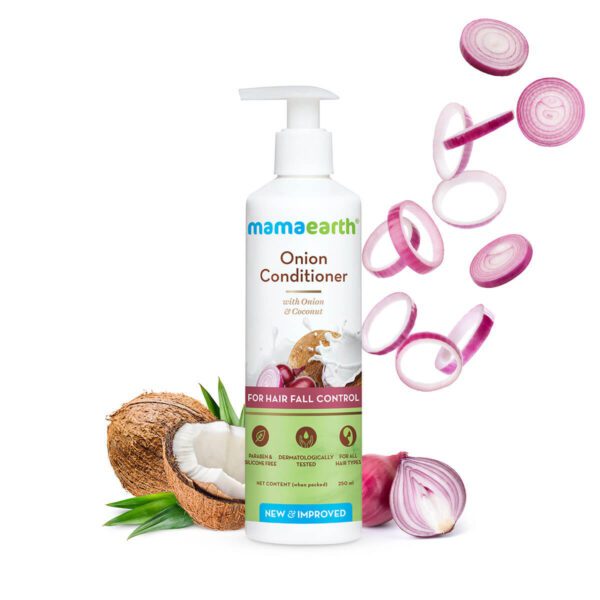 Mamaearth Onion Conditioner For Hair Growth & Hair Fall Control With Onion & Coconut 250ml