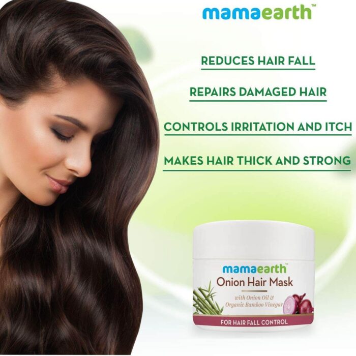 Mamaearth Onion Hair Mask For Hair Fall Control-2 Mamaearth Onion Hair Mask For Hair Fall Control-2