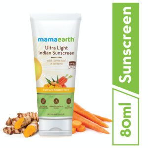 Mamaearth Ultra Light Indian Sunscreen SPF50