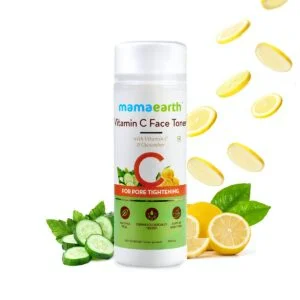 Mamaearth Vitamin C Face Toner With Cucumber For Pore Tightening