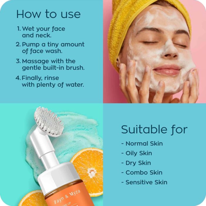 Zayn & Myza Vitamin C Foaming Face Wash-4 Zayn & Myza Vitamin C Foaming Face Wash-4