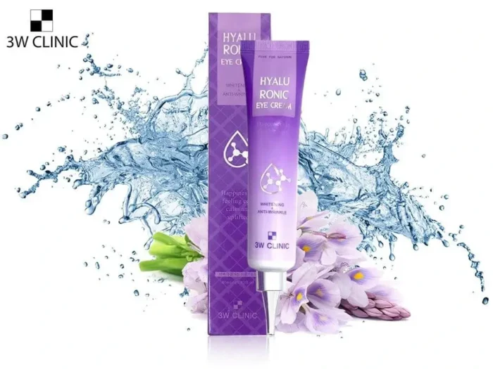 3W CLINIC Hyaluronic Eye Cream Whitening and Anti-Wrinkle-3