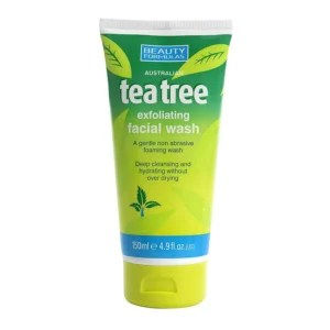 Beauty Formulas Tea Tree Exfoliating Facial Wash