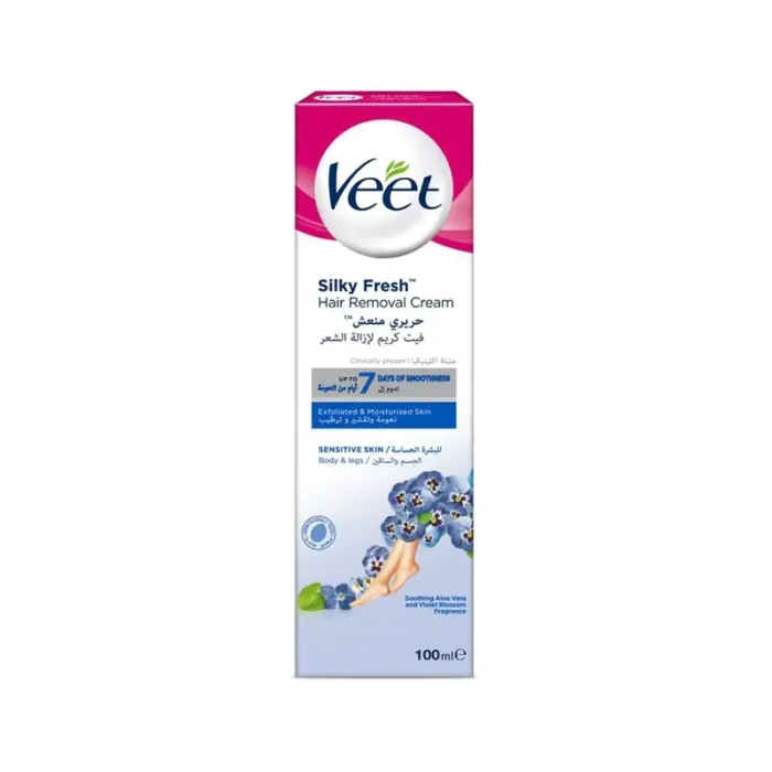 Veet Silky Fresh Hair Removal Cream Sensitive Skin 100ml