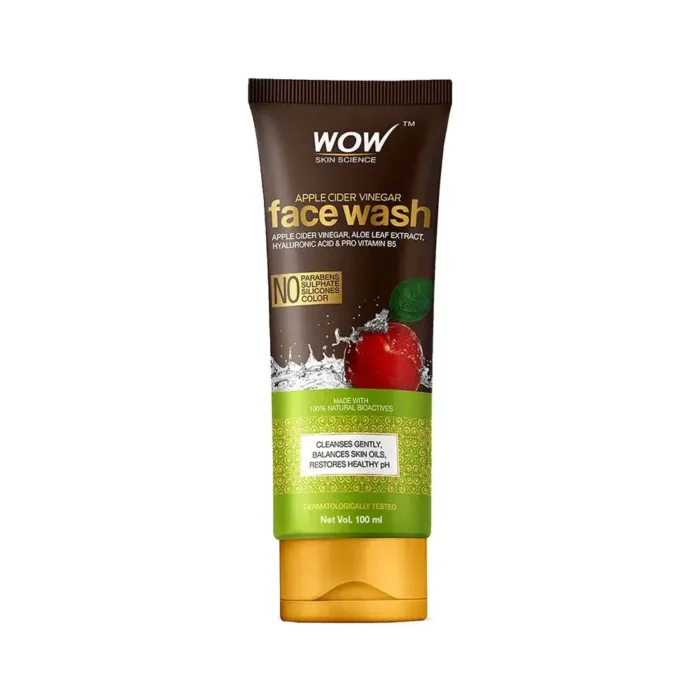 Wow Skin Science Apple Cider Vinegar Face Wash 100ml Wow Skin Science Apple Cider Vinegar Face Wash 100ml