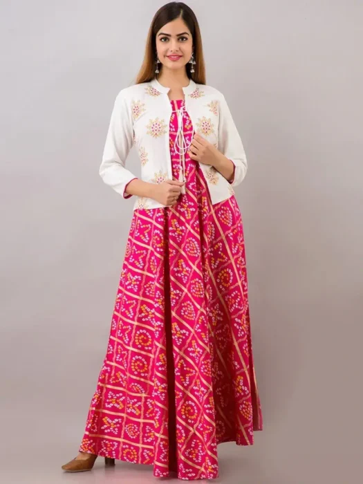 Embroidery Work Koti Gown SK5101(2) Embroidery Work Koti Gown SK5101(2)