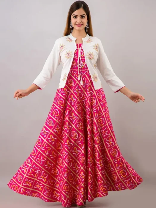Embroidery Work Koti Gown SK5101(3) Embroidery Work Koti Gown SK5101(3)