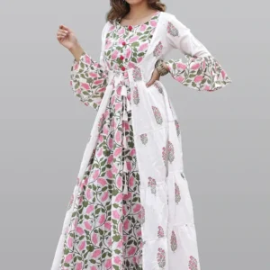 Readymade Printed Gown SK5004-3