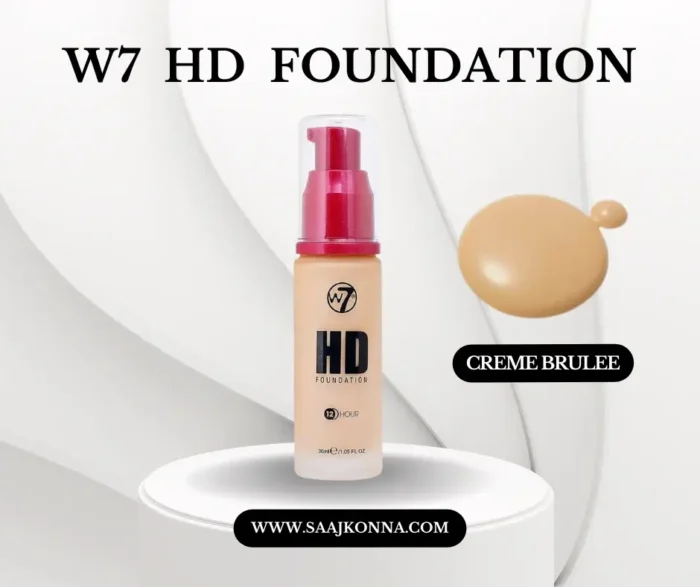 W7 HD Foundation Creme Brulee