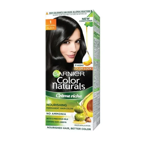 Garnier Color Naturals Hair Color 1 Natural Black 35ml + 30g