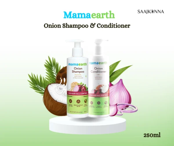 Mamaearth Onion Shampoo & Conditioner-250ml