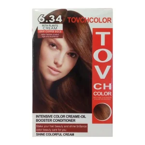 TOVCH Hair Color 6.34 Deep Copper Gold 80ml