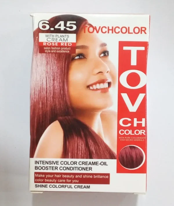 TOVCH Hair Color 6.45 Rose Red 80ml