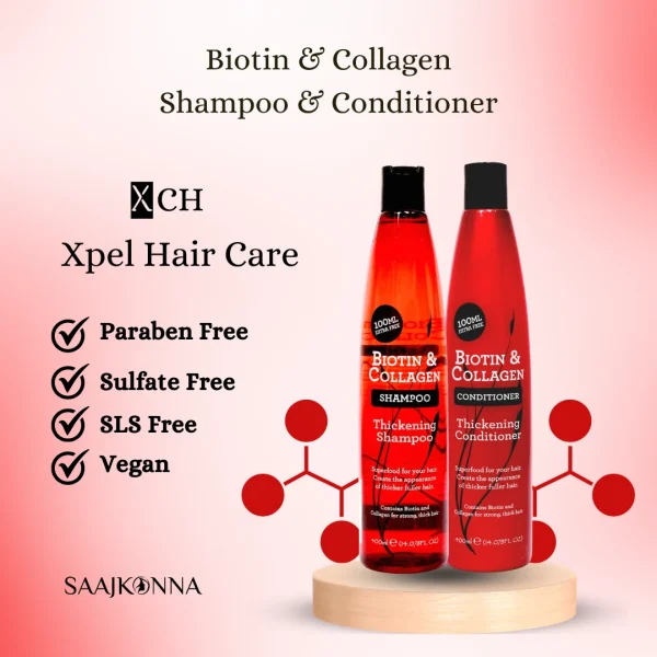 XHC Xpel Hair Care Coconut Water Shampoo & Conditioner (2)