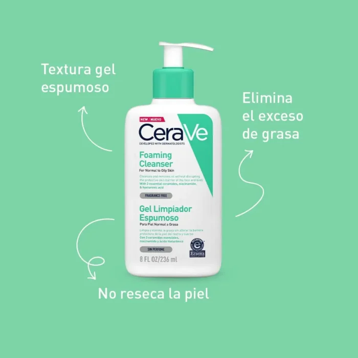 CeraVe Foaming Facial Cleanser 236ml-3 CeraVe Foaming Facial Cleanser 236ml-3
