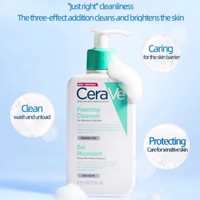 CeraVe Foaming Facial Cleanser 236ml-4 CeraVe Foaming Facial Cleanser 236ml-4