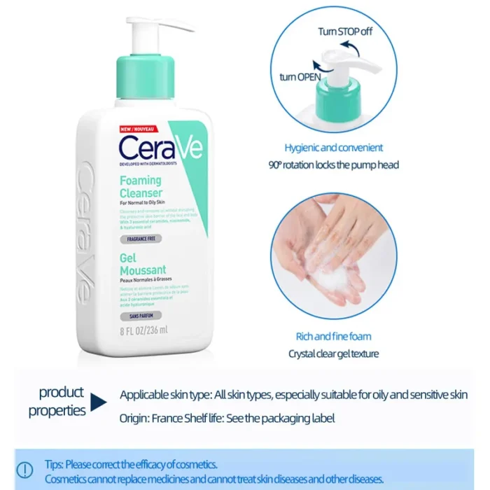 CeraVe Foaming Facial Cleanser 236ml-6 CeraVe Foaming Facial Cleanser 236ml-6