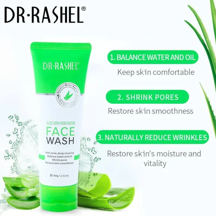 Dr Rashel Aloe Vera Pore Refine Face Wash-4 Dr Rashel Aloe Vera Pore Refine Face Wash-4