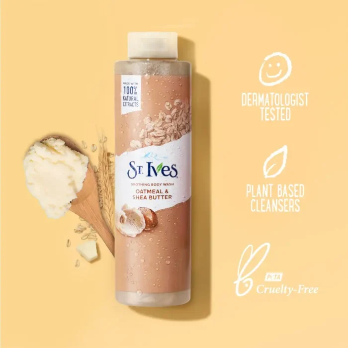 St. Ives Oatmeal & Shea Butter Soothing Body Wash 650ml-3 St. Ives Oatmeal & Shea Butter Soothing Body Wash 650ml-3