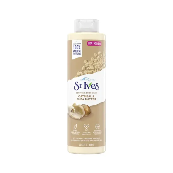 St. Ives Oatmeal & Shea Butter Soothing Body Wash 650ml