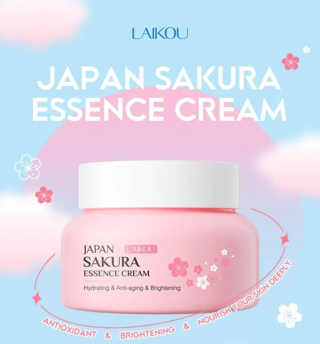 Laikou Japan Sakura Essence Cream 60g-3 Laikou Japan Sakura Essence Cream 60g-3