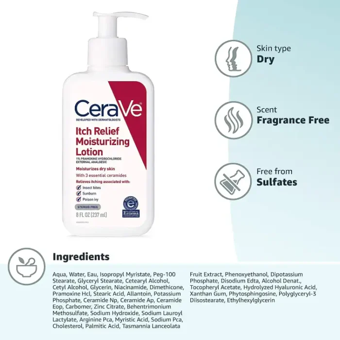 Cerave Itch Relief Moisturizing Lotion-3 Cerave Itch Relief Moisturizing Lotion-3