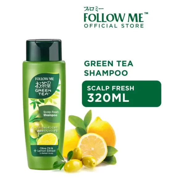 Follow Me Green Tea Scalp Fresh Shampoo 320ml