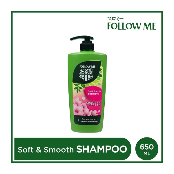 Follow Me Green Tea Soft & Smooth Shampoo-2