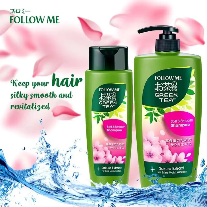 Follow Me Green Tea Soft & Smooth Shampoo