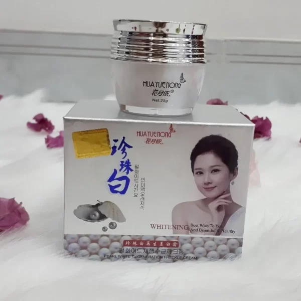 HUAYUENONG Pearl White Regeneration Freckle Cream-4