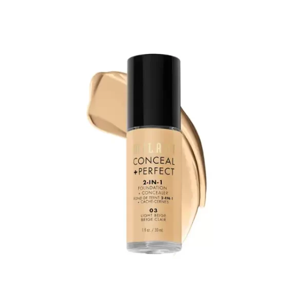 Milani Conceal + Perfect 2 In 1 Foundation 03 Light Beige